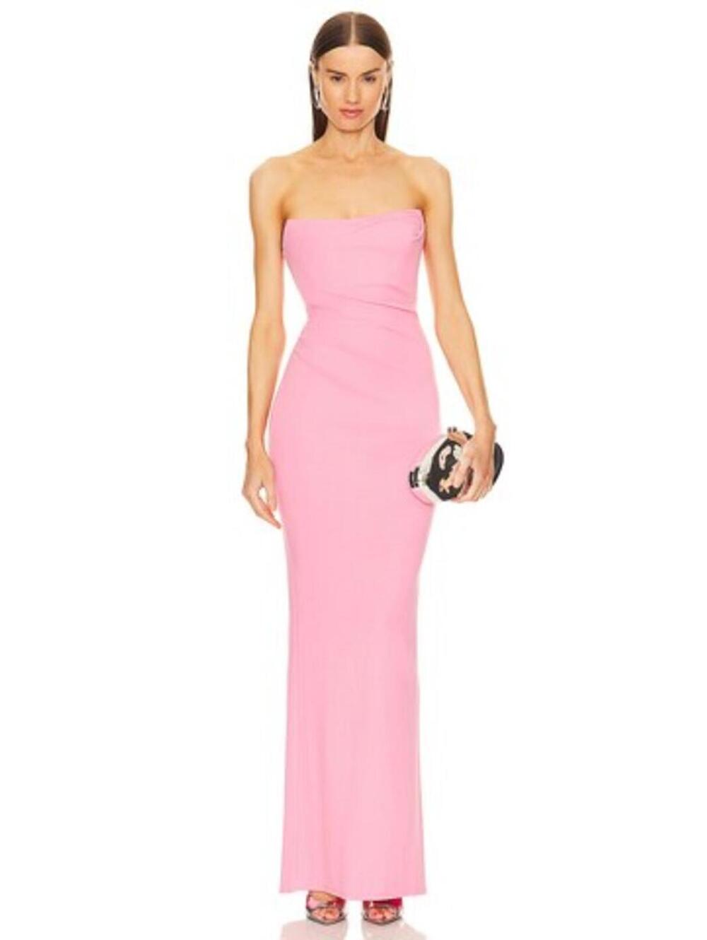 Michael Costello x REVOLVE Briggs Gown in Pink